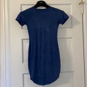 Suede Blue dress
